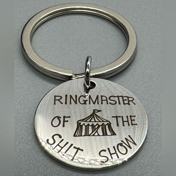 Source Unknown Accessories - BAG CHARM Key Chain "Ring Leader"